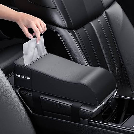 Car Seat Armrest Cover Auto Armrests Storage Box Cover Pad Center Console Arm Rest Protection